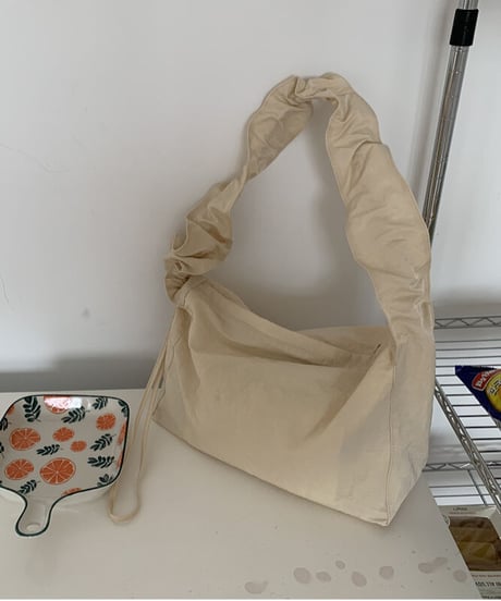 shirring handle bag/3color(ネコポス)