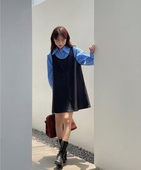 big ribbon shirt/2color
