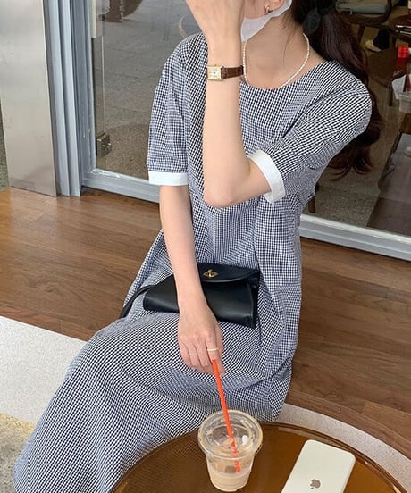 gingham check OP/4color