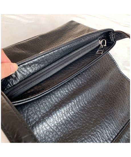trapezium shoulder bag/3color