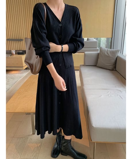 [OUTLET]lady knit set up/3color