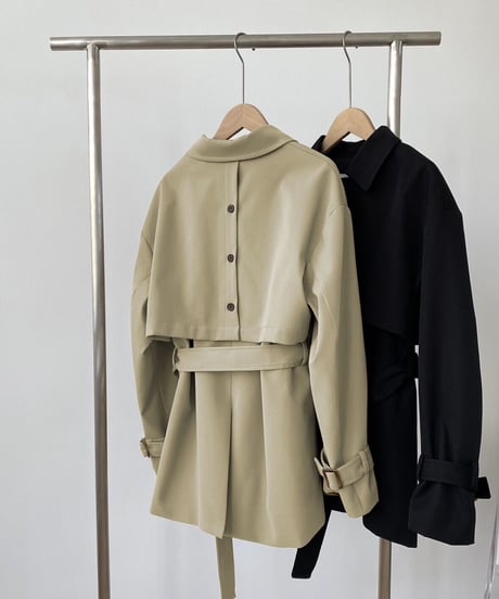 as.style  middle basic coat