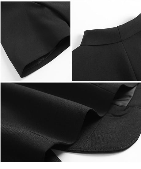 open collar jacket(half sleeve)/4color