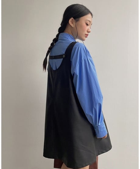 eco leather jumper skirt