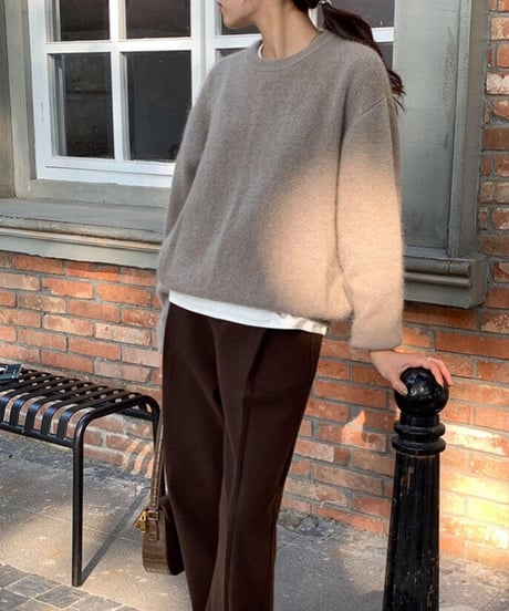 crew neck knit/3color