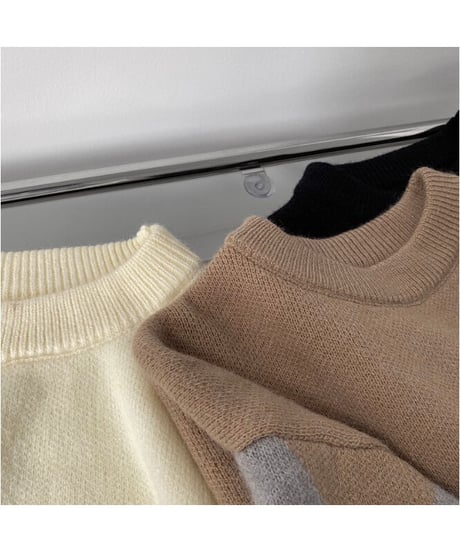 big diamond pattern knit/3color
