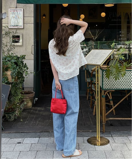 (standard)high rise straight denim/3color
