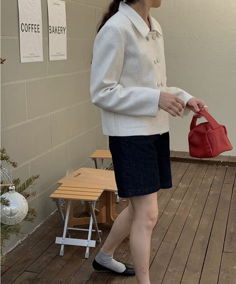 classical double button jacket/4color