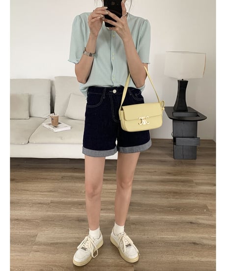 bermuda denim pants