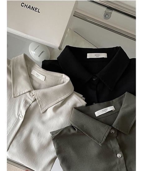 layered design shirt/3color
