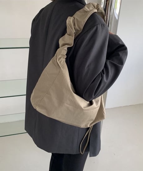 shirring handle bag/3color(ネコポス)