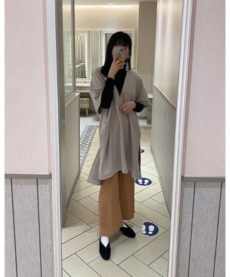 [OUTLET]caftan long tops/2color
