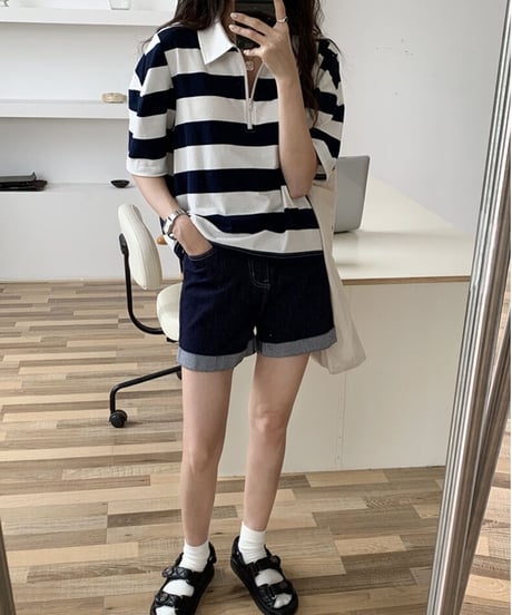 bermuda denim pants
