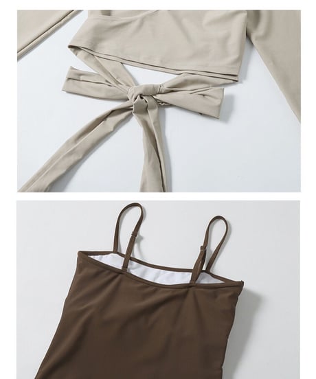 swimsuit & wrap tops set