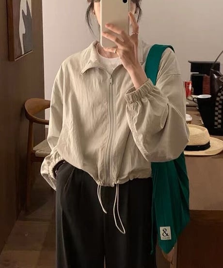 light nylon blouson/2color