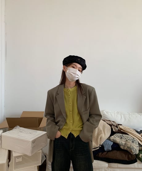 daily color cardigan/7color(ネコポス)