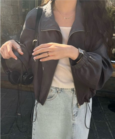 light nylon blouson/2color