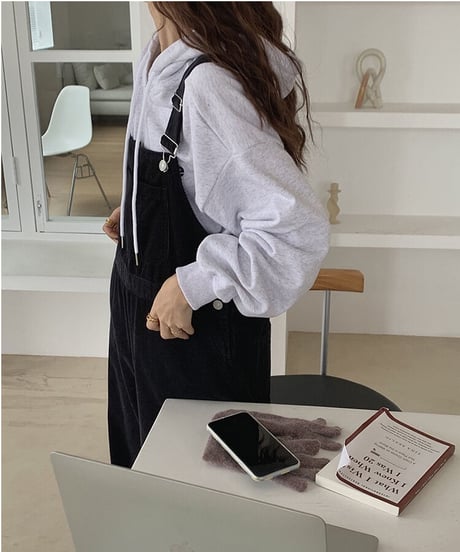 11w corduroy overall/2color