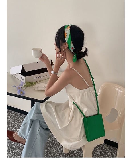 [OUTLET]linen camisole tunic/2color(ネコポス)