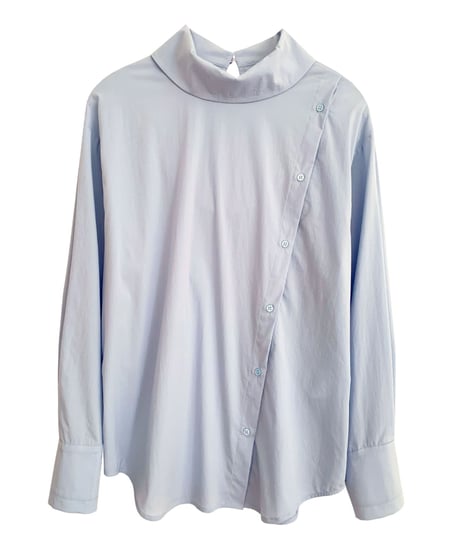 tencel design blouse shirt/3color(ネコポス)