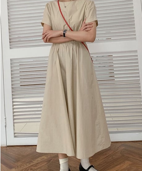 2way cotton one-piece/2color