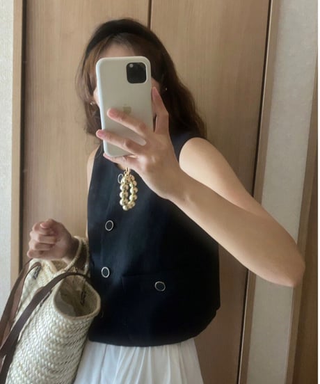classic short vest tops