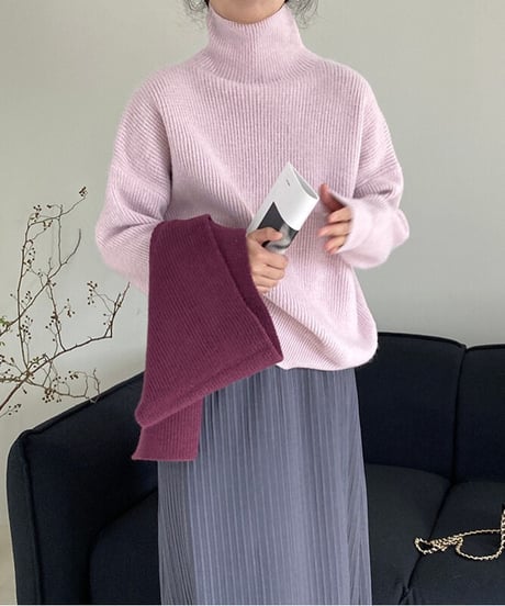 simple rib muffler/9color