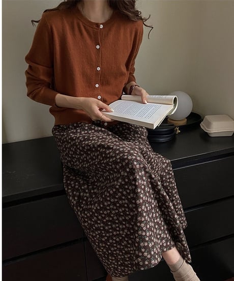 [OUTLET]wool color cardigan/4color