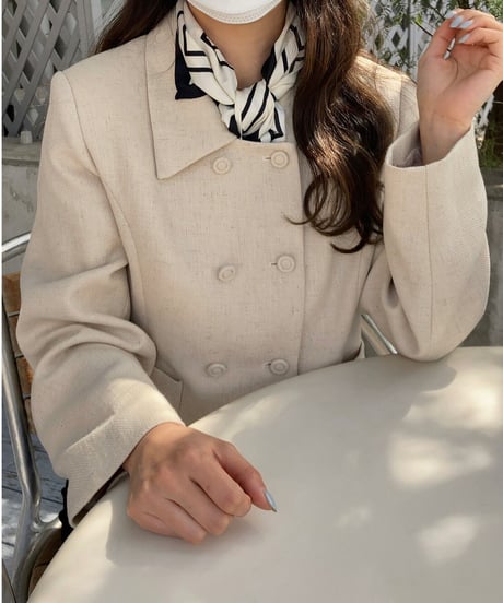classical double button jacket/4color