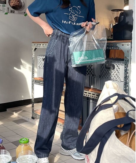 gurkha denim pants/2color