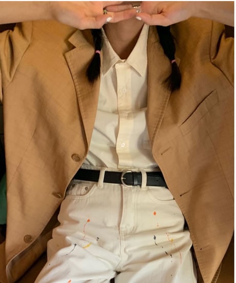 half sleeve color shirt/2color(ネコポス)