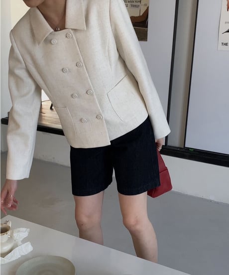 classical double button jacket/4color