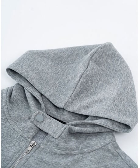 zipper daily hoodie/2color