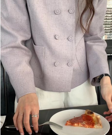 classical double button jacket/4color