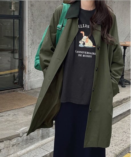 military design collar coat
