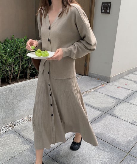 [OUTLET]lady knit set up/3color