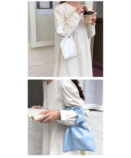 gather handle mini bag/5color