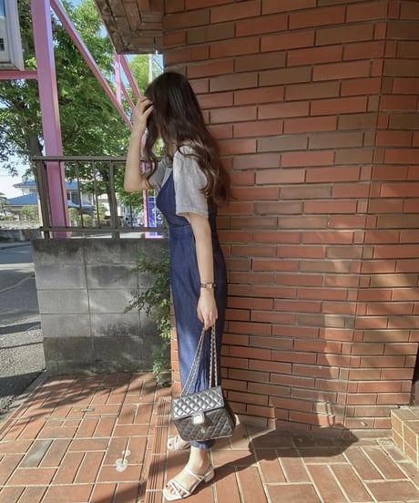 denim jumper all-in-one