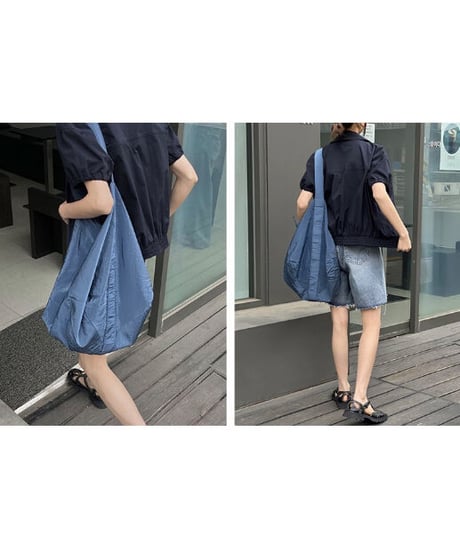 half sleeve blouson/2color