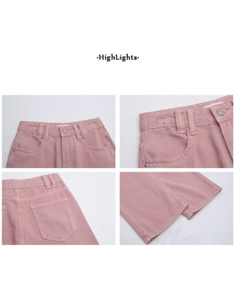 color straight denim/2color