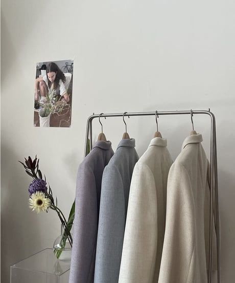 classical double button jacket/4color