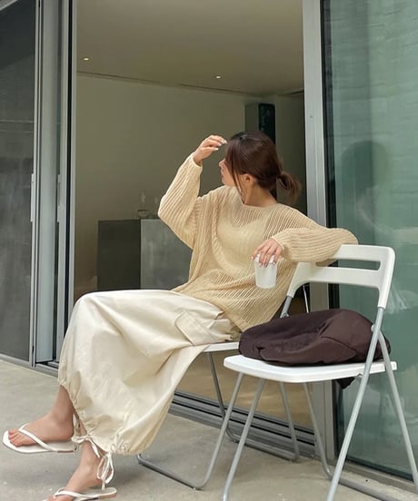 mesh loose summer kint/2color