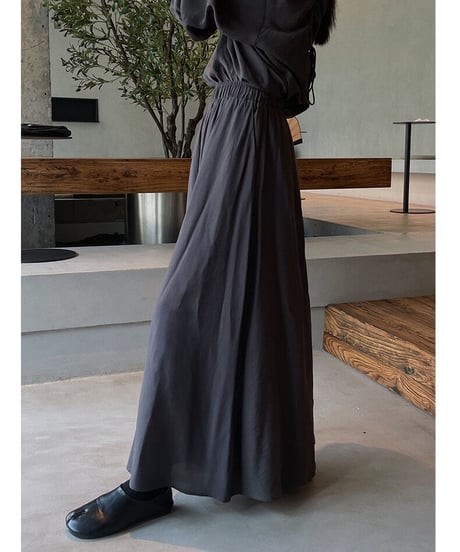 satin flare pants/2color
