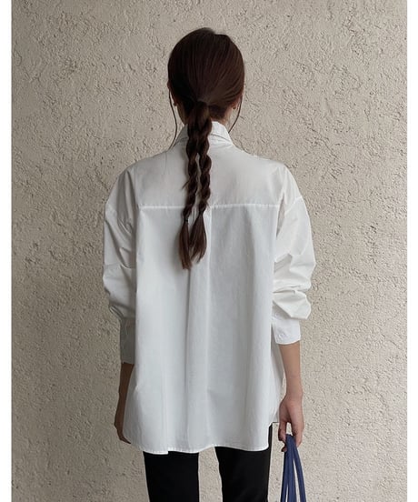 big ribbon shirt/2color