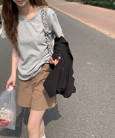 back tag T-shirt/4color