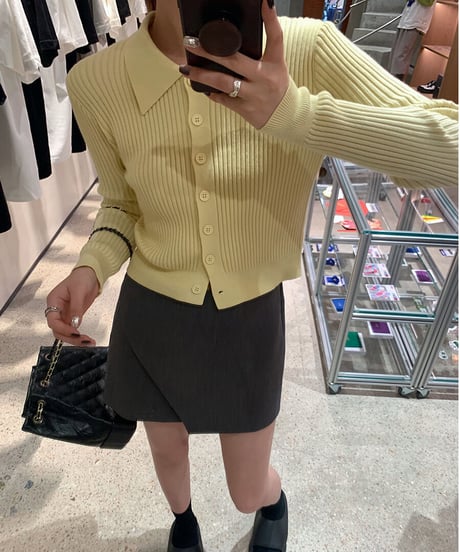 color polo rib tops/8color(ネコポス)