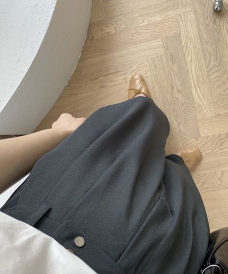 basic wide  pants/2color