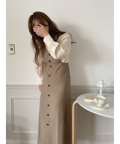 [OUTLET]2way jumper skirt/3color