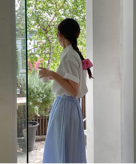 stripe marin skirt/2color