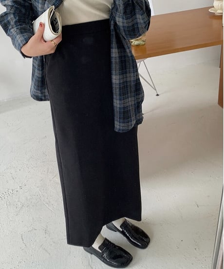 tight long skirt/2color